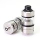 SXK Tripod 2 Style RTA Rebuildable Tank Atomizer - Silver, 2.0ml, 22mm, Air Pins: 0.8, 1.0, 1.2, 1.5, 1.8, 2, 2.5, 3, 3.5, 4mm