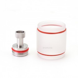 SXK Ubertoot Style RTA Replacement Chimney + Short Tank Tube Kit - 316SS + PCTG, 2.5ml