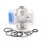 SXK Unitank V2 Style Atomizer - Silver, 316 Stainless Steel, for BB / Billet RBA Bridges