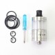 SXK VWM Innova Style RTA Rebuildable Tank Atomizer - Silver, 5ml, 22mm Diameter