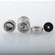 Tripod 2 Style RTA Rebuildable Tank Atomizer - Silver, 2.0ml, 22mm, Air Pins 0.8, 1.0, 1.2, 1.5, 1.8, 2, 2.5, 3, 3.5, 4mm