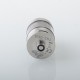 Tripod 2 Style RTA Rebuildable Tank Atomizer - Silver, 2.0ml, 22mm, Air Pins 0.8, 1.0, 1.2, 1.5, 1.8, 2, 2.5, 3, 3.5, 4mm