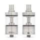 Ulton Moka Style RTA Rebuildable Tank Atomizer w/ 7 Air Pins + 3 Chambers - Sliver, 316SS, 4.5ml, 22mm