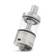 Ulton Moka Style RTA Rebuildable Tank Atomizer w/ 7 Air Pins + 3 Chambers - Sliver, 316SS, 4.5ml, 22mm