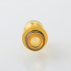 Unkwn Phaze Style 510 Drip Tip for RDA / RTA / RDTA Atomizer - Brown, PEI