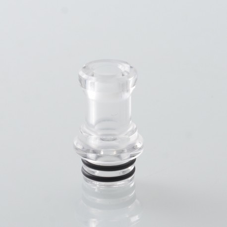 Unkwn Phaze Style 510 Drip Tip for RDA / RTA / RDTA Atomizer - Translucent, PC