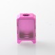 YFTK Boro Tank for SXK BB / Billet AIO Box Mod Kit - Pink, Aluminum Carbon Fiber Pattern Laser