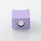 YFTK Boro Tank for SXK BB / Billet AIO Box Mod Kit - Purple, Aluminum Carbon Fiber Pattern Laser