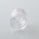 YFTK FEV Mesh Bell Bap for Flash e-Vapor Fev V4.5S+ / V4.5 RTA - Transparent, PC, 3.5ml